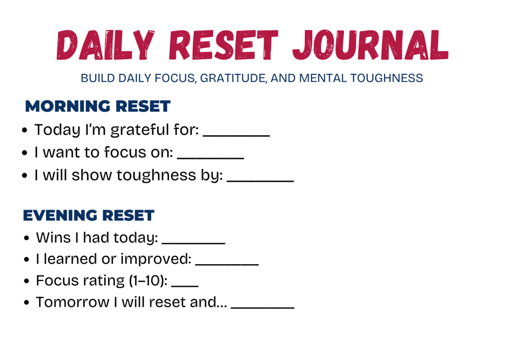 Daily Reset Journal